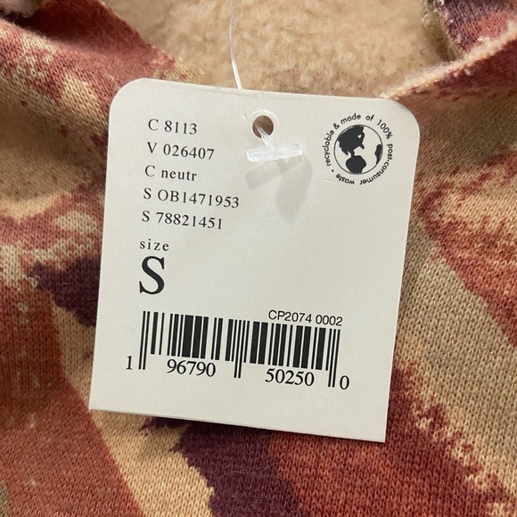 NWT Free People It’s A Vibe Printed Hoodie War Combo - Picture 10 of 11